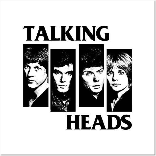 Talking Heads // Original Punksthetic Fan Art Design Wall Art by DankFutura